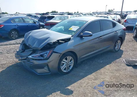 2019 Hyundai Elantra Sel/Value/Limited from USA, damaged, VIN KMHD84LFXKU744083